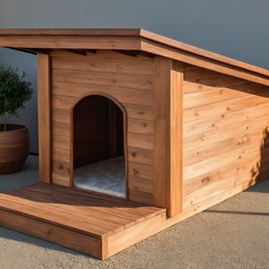 DIY hondenhok, bouwplannen, hondenmand- DIY houten hondenhokplannen- Stap voor stap bouwplannen, plannen voor huisdieren
