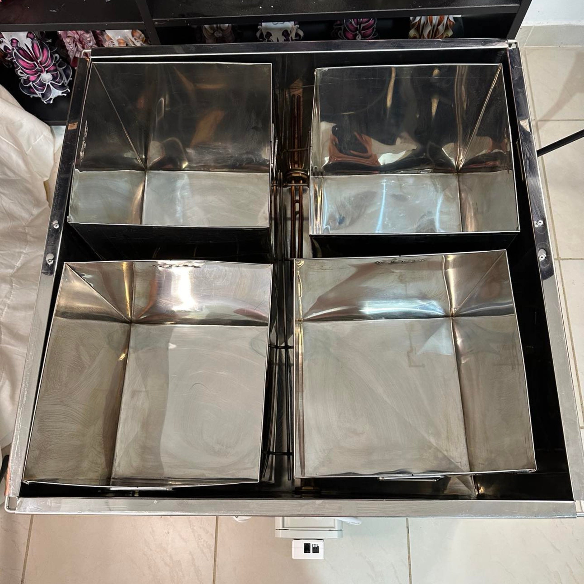 Candles Maker Machine Wax Hands With 4 Four Huge Buckets With Lids ...