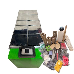 Carved Candles Machine Wax Melter Open Manually or Smartphone 10 Buckets Plus Materials And Six Hours Tutorial For Making Carved Candles