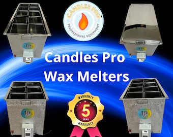 Carved Candles Wax Melters  Open Close Manually Or Via Smartphone Plus Two Hours Tutorial For Making Candle Six Eight Ten or Twelve Buckets