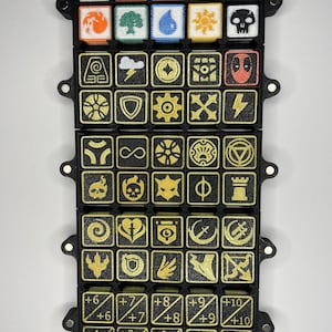 Rabattaktion: Frei konfigurierbares Token Set für MTG aus dem 3D-Drucker| MTG Ability Marker | Magic the Gathering Counter