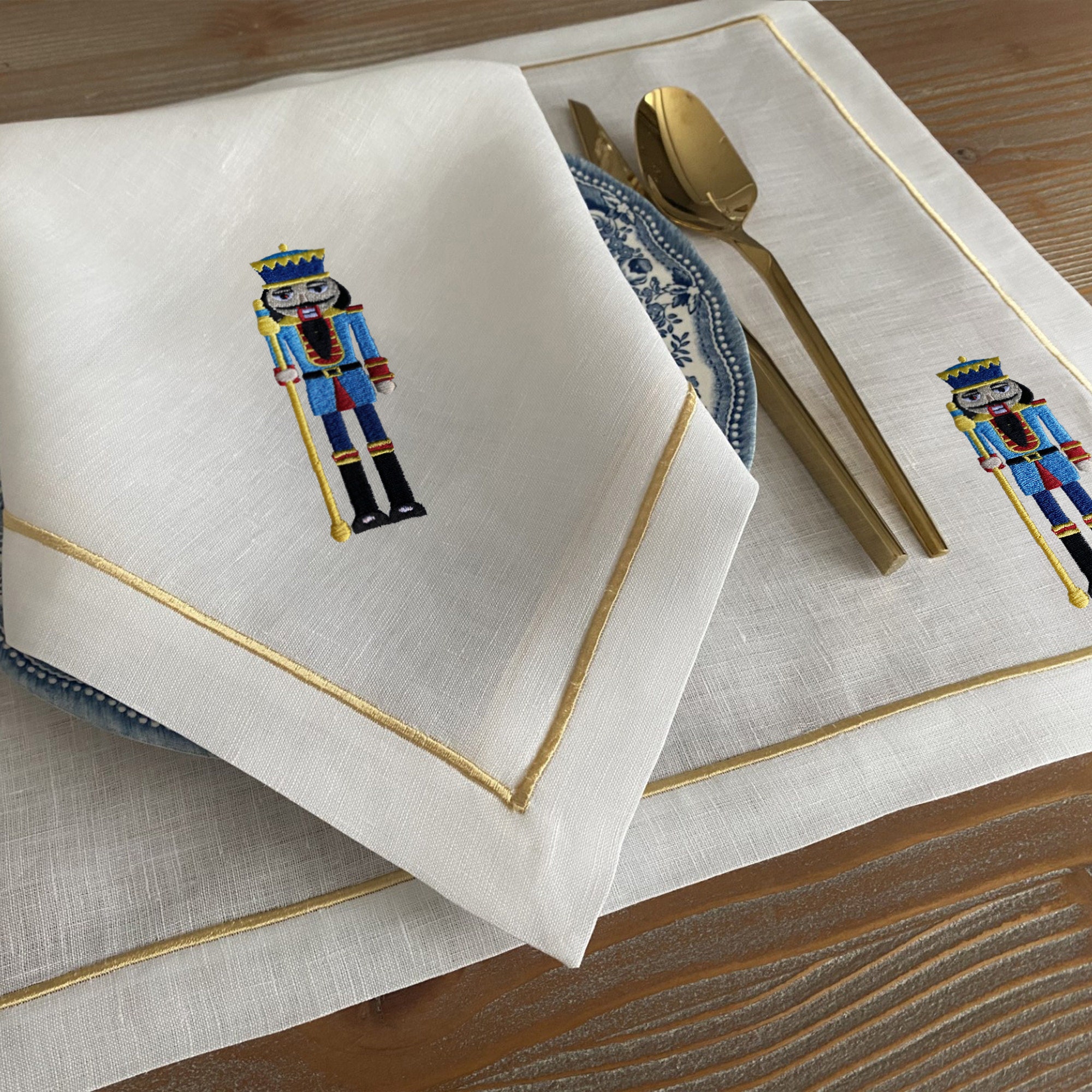 Filetto Napkins, Luxury Linen Table Napkins