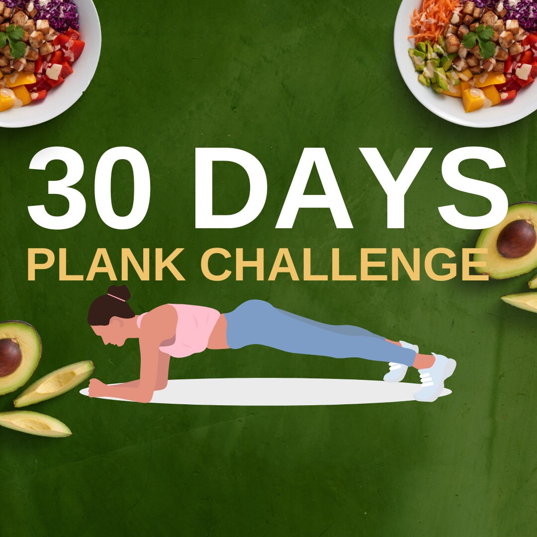 Printable 30 Day Plank Challenge A4 Etsy Printable 30 Day Plank Challenge A4 Etsy