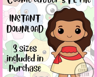 Moana Cookie Cutter STL File