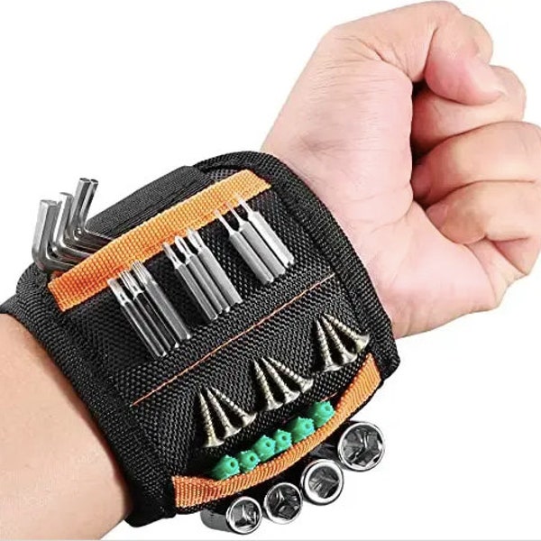 Magnetarmband für echte Männer - Werkzeug Gadgets - Praktische Geschenkideen für Handwerker - Vater - Biker- Weihnachten - Männergeschenke