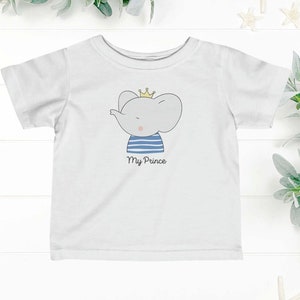 Cute baby shirt, funny baby shirt, infant shirt, My Prince Infant Tee shirt