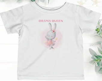 Camisa de bebé divertida, camisa infantil divertida, camisa de niñas Drama Queen