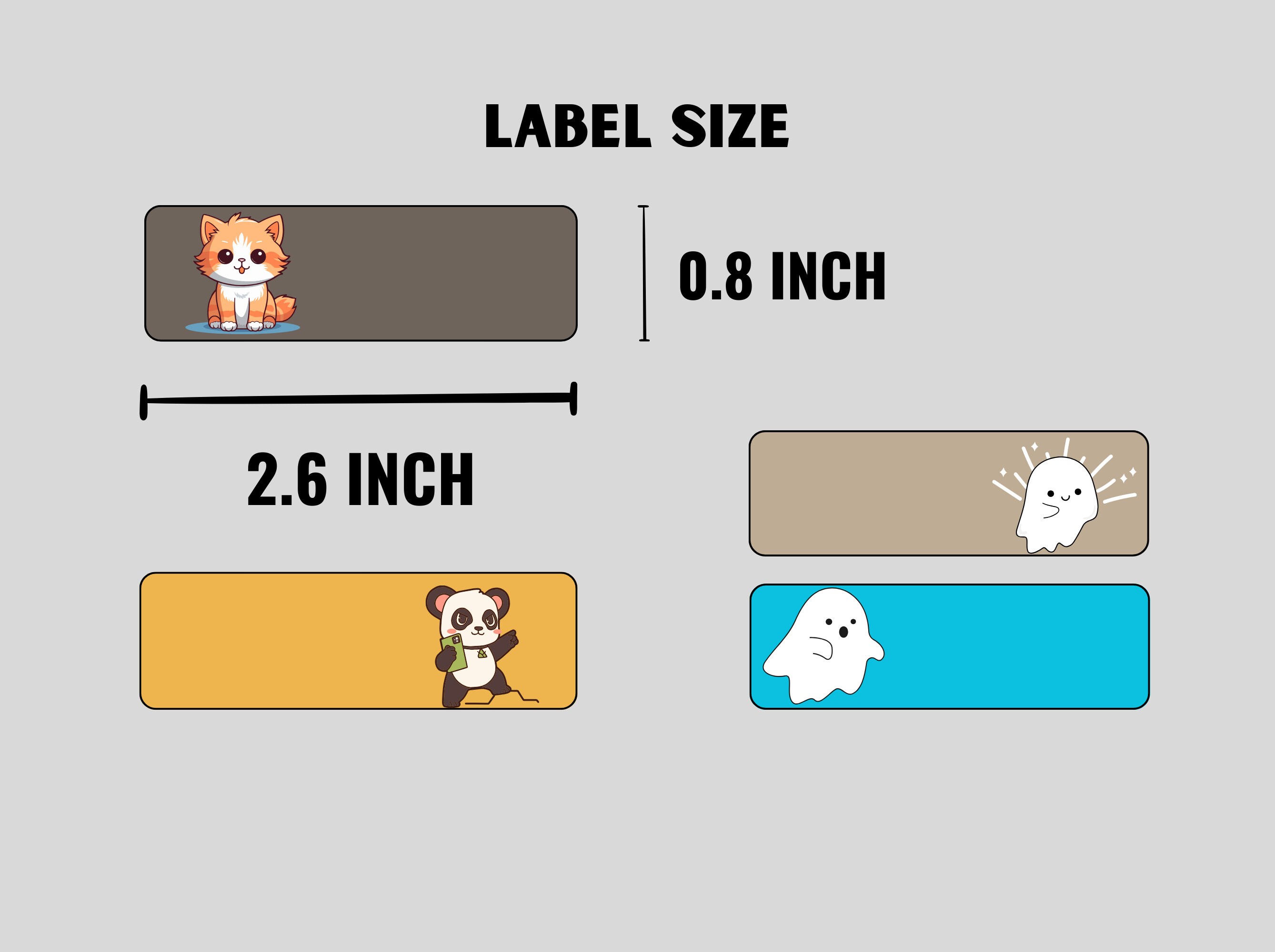 Editable Customizable Printable School Supply Labels / Daycare Labels