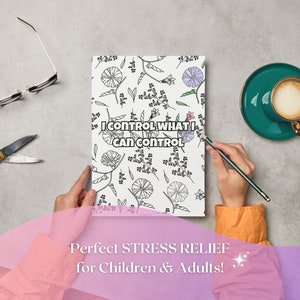 100 Affirmation Coloring Pages for Adults Printable - Self-Love Affirmation Coloring Book - Positive Quotes Coloring -Anxiety, Stress Relief image 5