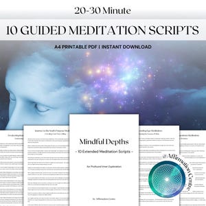 Roteiros de Meditação Guiada de 20 a 30 Minutos - Trabalho de Sombra, Cura Ancestral, Despertar da Kundalini, Cura de Traumas, Meditação de Autodescoberta
