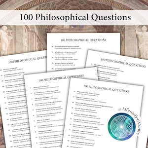 100 Preguntas Filosóficas - Filosofía Diaria Sócrates Marco Aurelio Kant - El Regalo del Filósofo - Dilemas Éticos - Escritura Existencial