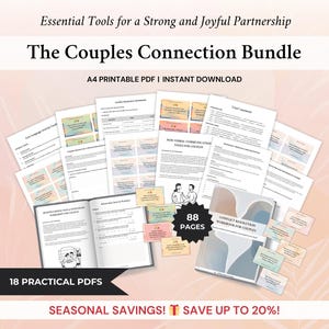 Paare Arbeitsblätter, Date Night Spiele Ideen, Romantisches Jubiläumsgeschenk, Eisbrecher Beziehungskartenspiele, Arbeitsbuch zur Kommunikation für Paare