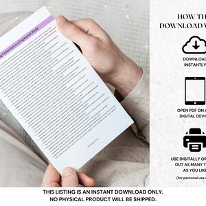 May include: A printable PDF download of a worksheet titled "Seeking Connection in a Fragmented World". The worksheet is designed to help people connect with others in a world that can feel isolating. The download is instant and can be opened on any digital device.