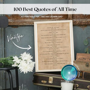 100 berühmte Inspirationszitate -Motivationszitate -Druckbare Scrapbook-Zitate -DIY Vision Board-Zitate -Manifestation Board Affirmationen
