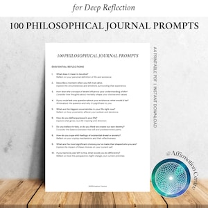 100 temas para un diario filosófico - Filosofía diaria - Sócrates - Marco Aurelio - Crecimiento intelectual - Dilemas éticos - Escritura existencial