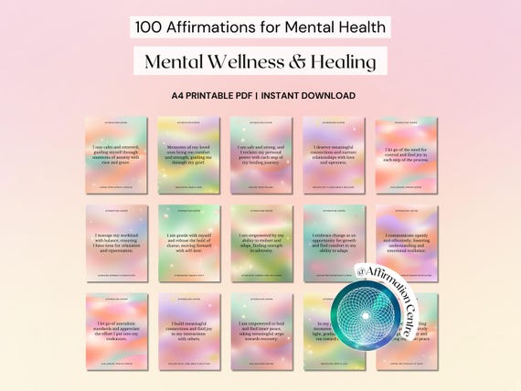 100 Mental Wellness Cards -Coping Skills Cards -DBT, ACT Acceptance Flashcards -Anxiety Coping Grounding Techniques Cards -Self-Help Journal