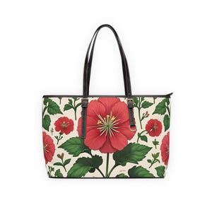 Umhängetasche aus PU-Leder mit Blumenmuster, stilvolle Tasche für jeden Anlass, perfektes Geschenk für sie, trendige Handtasche, Sommeraccessoire
