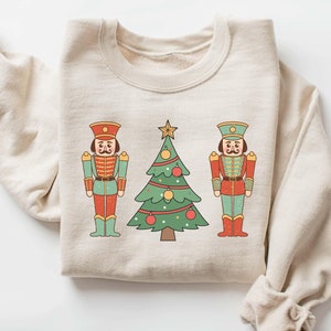 Cute Nutcracker Christmas Sweatshirt, Nutcracker Tshirt, Cute Holiday Gift, Womens Christmas Hoodie, Christmas Gift