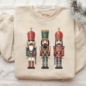 Cute Nutcracker Christmas Sweatshirt, Nutcracker Tshirt, Cute Holiday Gift, Womens Christmas Hoodie, Christmas Gift