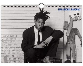 Calendrier 2024 - ART : Jean-Michel Basquiat *pas d'expédition aux États-Unis et en Californie --> lien vers le calendrier dans les informations sur le produit)