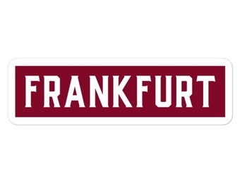 Frankfurt sticker