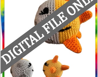 Sun and Moon Stuffie Crochet PATTERN
