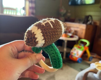 Football Baby Teether/Rattle
