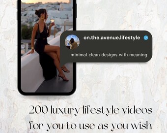 200 Luxury Faceless Videos, Faceless Videos, MRR Videos, Faceless Instagram YouTube Videos, Faceless Digital Marketing, Luxury Lifestyle
