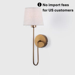 Wall Mounted Sconce , Wall Lamp With Shade , Wall Light , Wall Mounted Lamp , Mid Century Sconce , Lighting Sconces , Vintage Wall Sconce