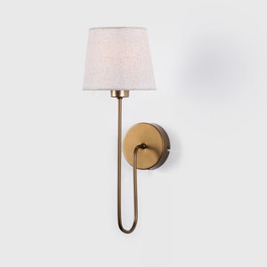 An der Wand befestigte Wandleuchte , Wandlampe mit Schirm , Wandleuchte , Wand Lampe , Mid Century Wandleuchte , Beleuchtungslampen , Vintage Wandleuchte