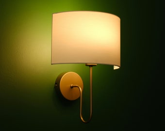 Bedside Wall Lamp, Wall Sconce Wih Lampshade , Vintage Wall Sconce , Reading Wall Sconce , Hotel Lamp , Commercial Wall Sconce , Wall Lights