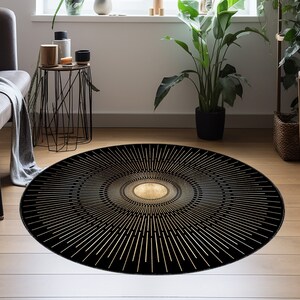 Sun Rug, Sunshine Rug, Round Rug, Circle Rug, Bathmat Rug, Doormat Rug ...