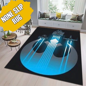 Tapis Star Wars 3D 120x160cm - Motif Star Wars, Doux Et Antidérapant - Pour Chambre Enfant, Salon, Salle De Jeux