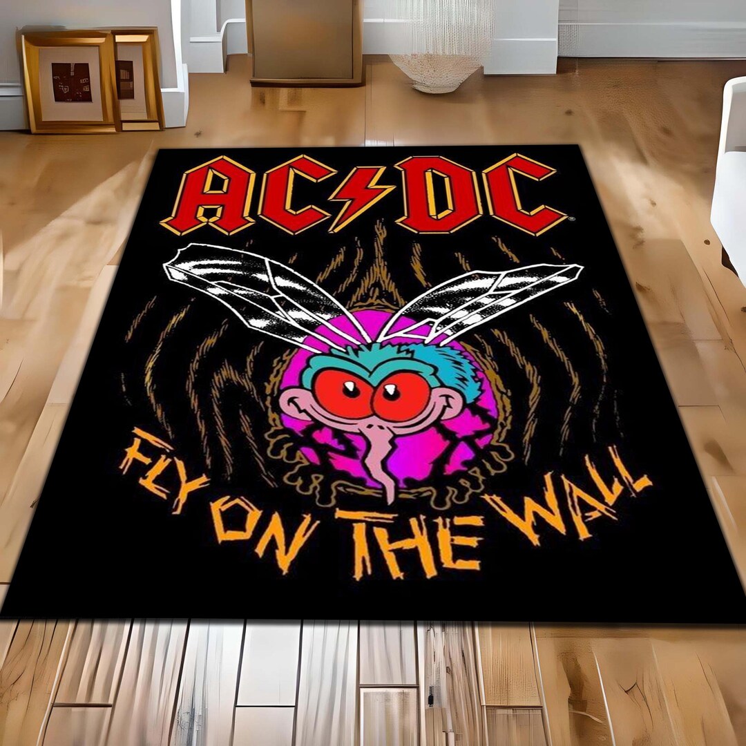 Dc Rug AC DC Rug Mat: Washable Non Slip Rock Decor Style Area Rug With Cartoon ...