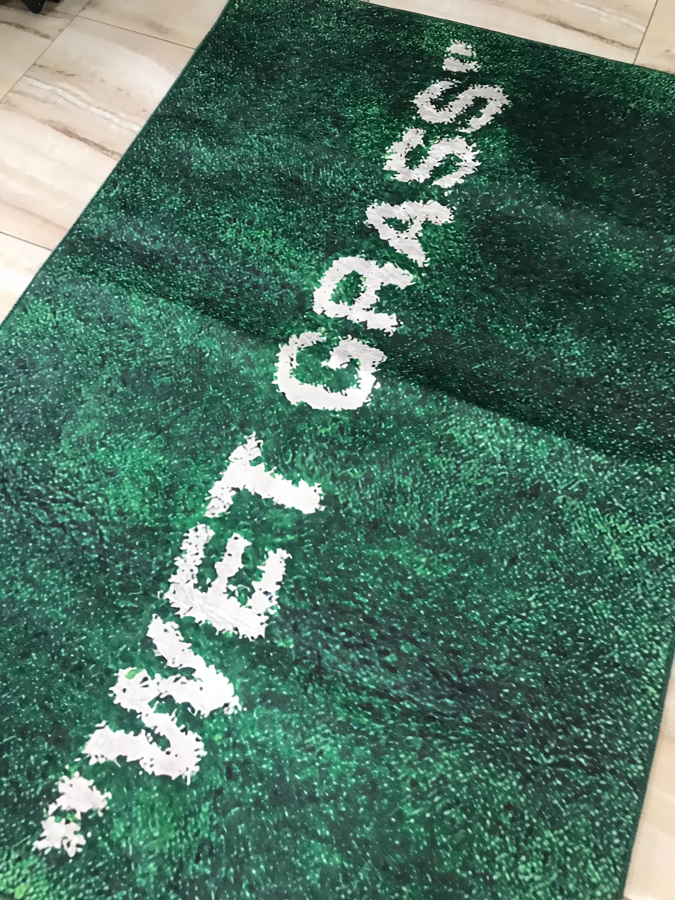 Wet Grass Rug, Funny Green Rug, Moss Rug, Realistic Lawn Design Area ...