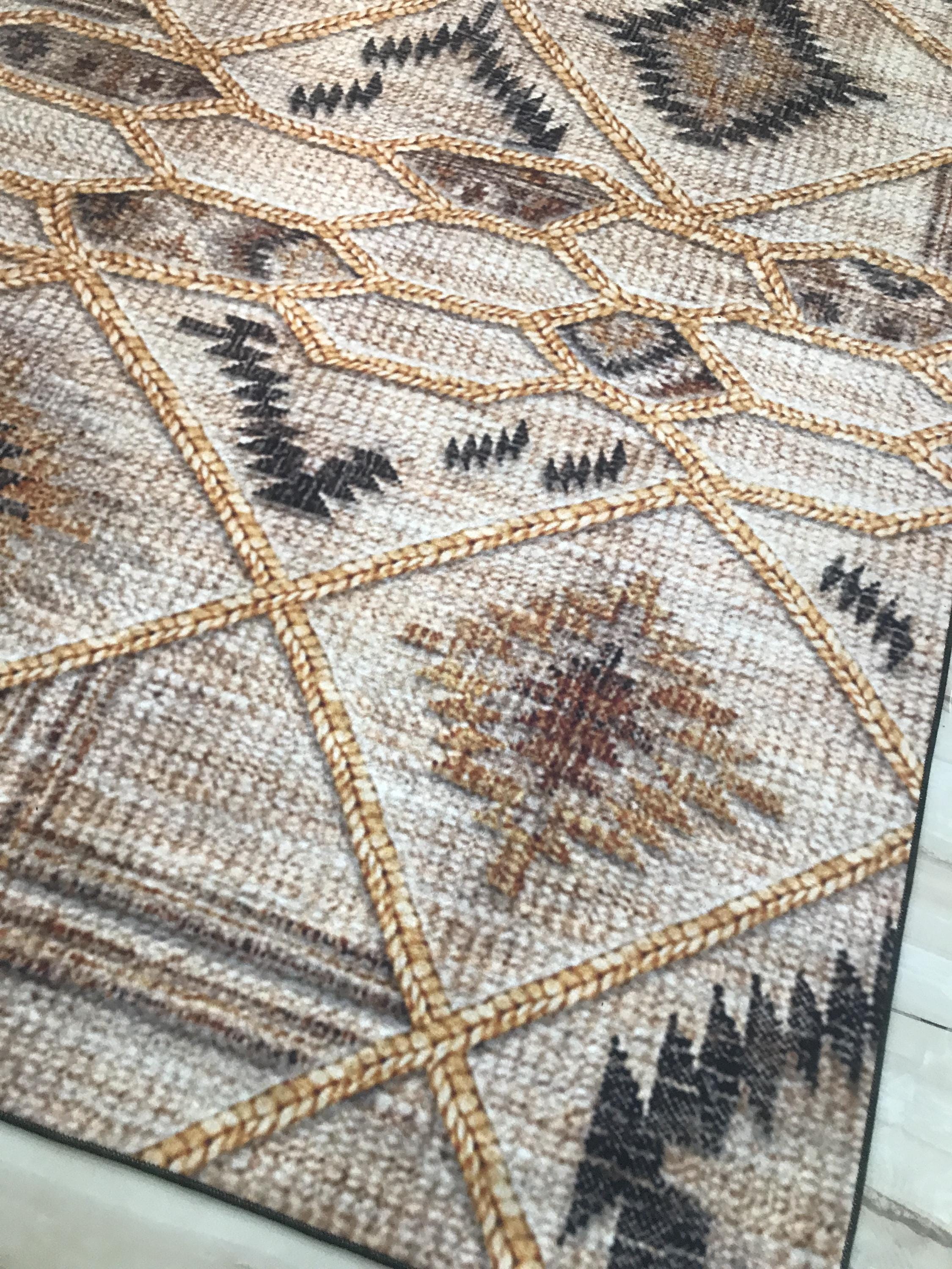 Ethnic Rug, Aztec Rug, Boho Rug, Killim Rug, Modern Aztec Rug, Machine ...