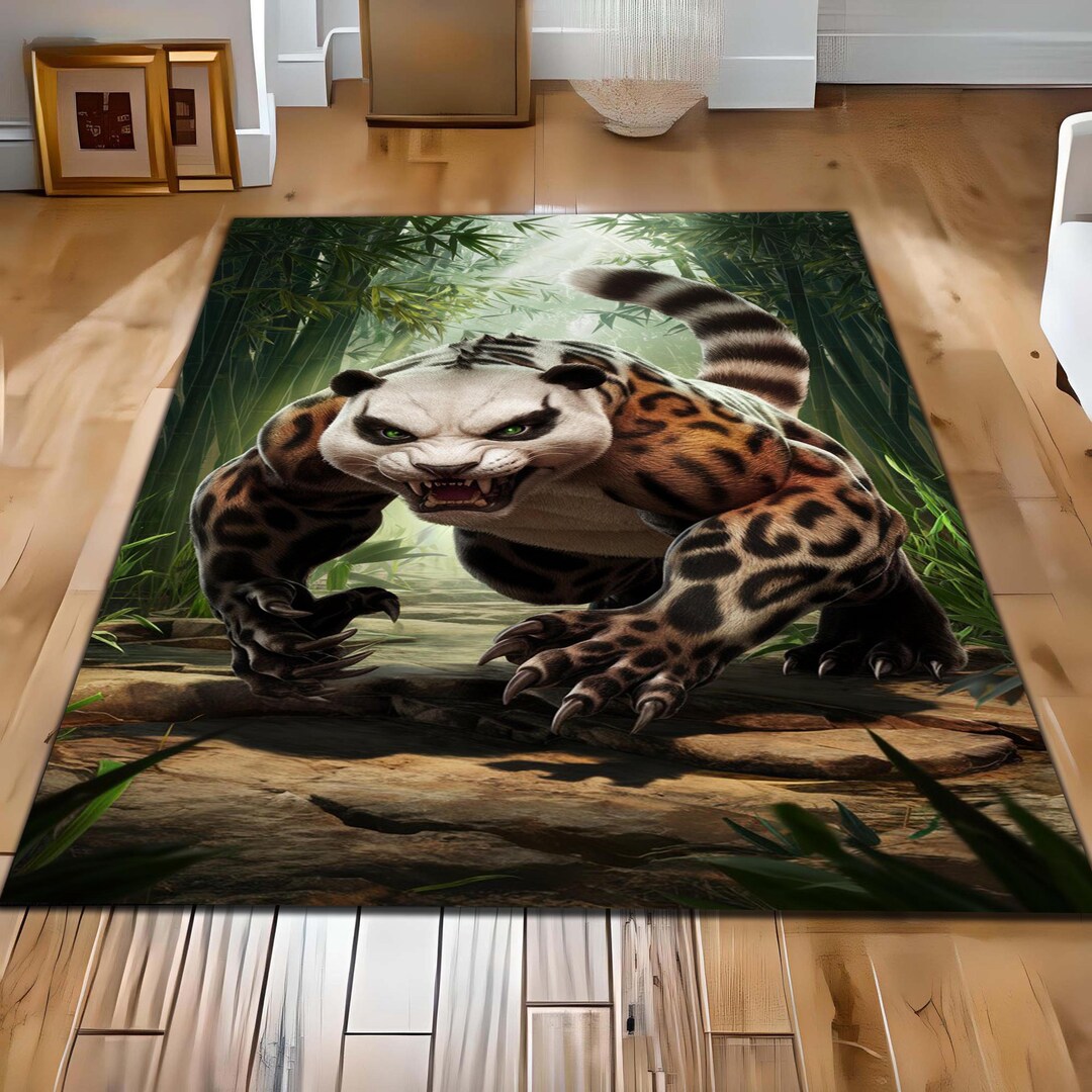 Adorable Panda Rug, Animal Rug, Panda Rug, Cute Panda Rug, Soft and ...