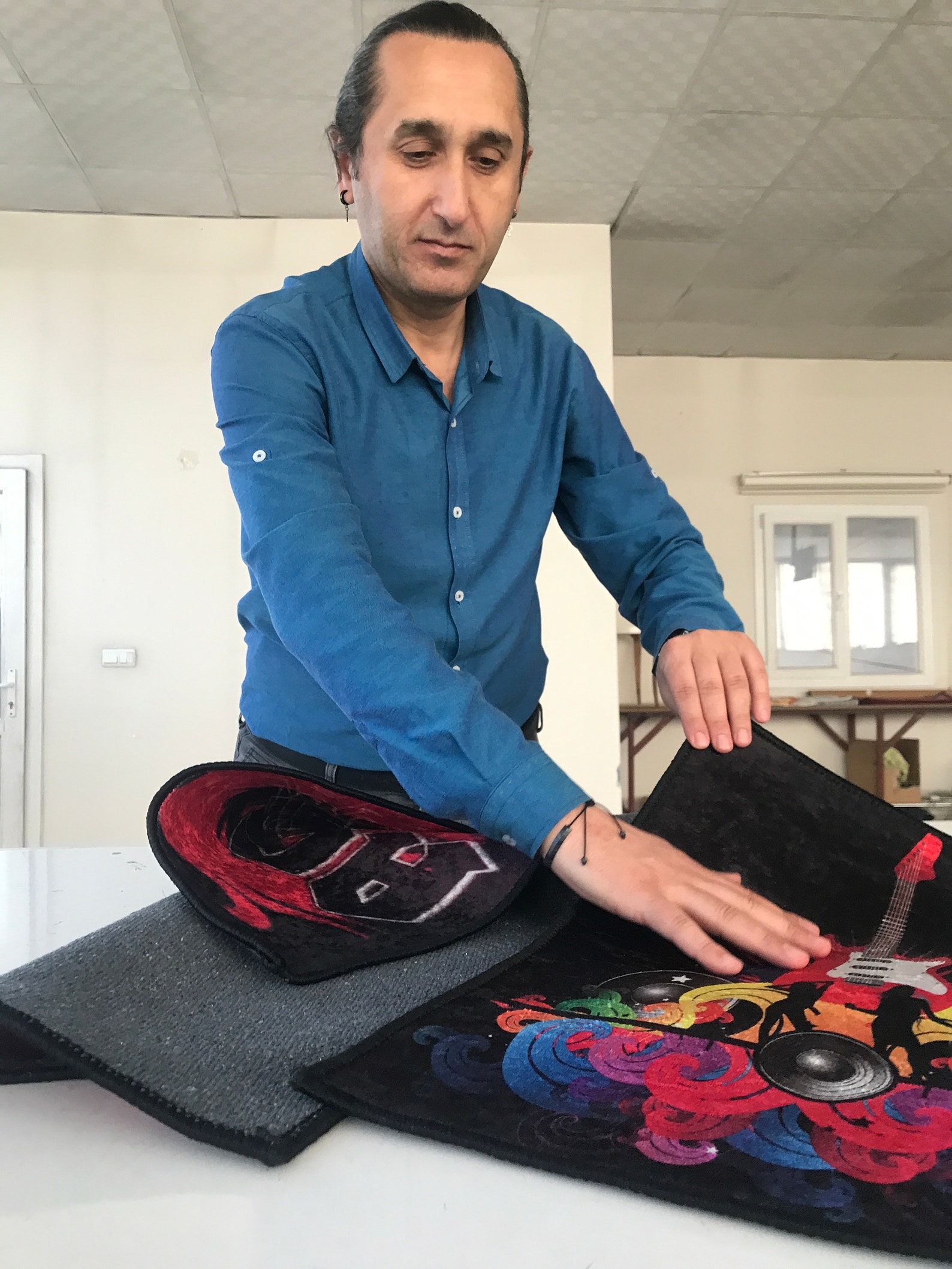 Moon Decor Rug, Mushroom Pattern Rug, Original Design Rug, Unique