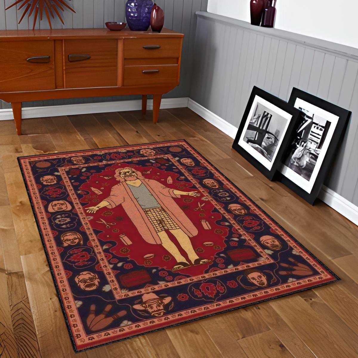 2nd Rug Big Brother Rug the Big Lebowski Dude Rug, Custom Rug, Floor Area Rug ...