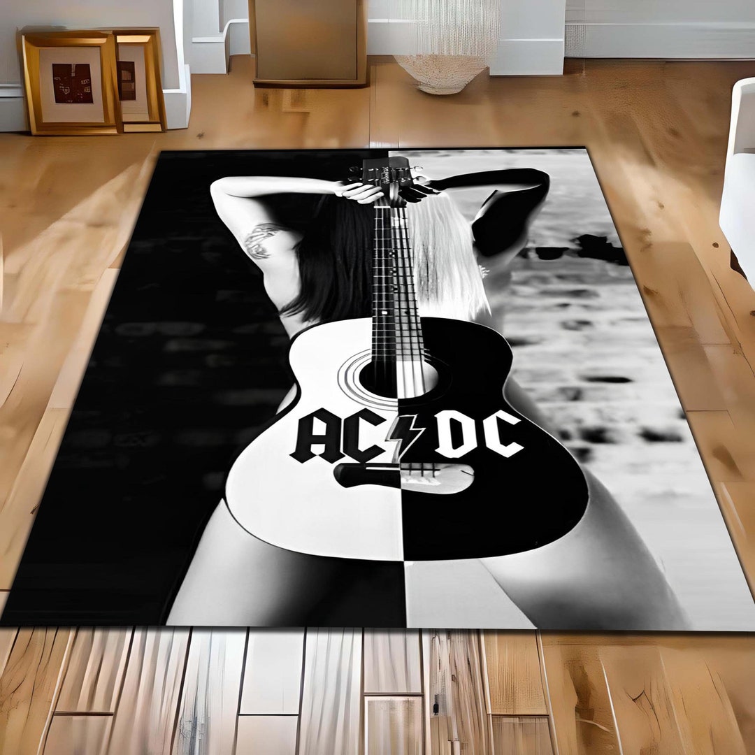 AC DC Rug, Acdc Rugs, Music Band Rug, Heavy Metal Rug, ACDC Street ...