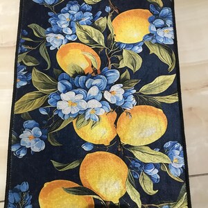 Lemon Rug, Lemon Blossom Rug, 3D Printed Rug, Lemon Tree Rug, Lemon Pattern Rug, Kitchen Rug, Custom Gift Rug, Indoor Rug, Floor Rug, Area