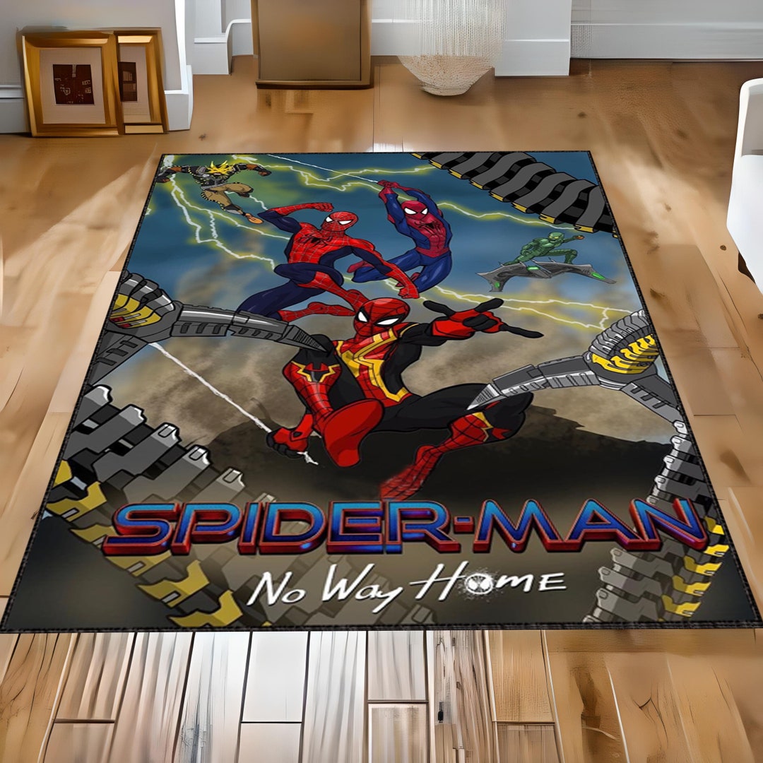 Amazing Spider Man Rug, Spiderman Rug, Kids Room Rug, Movie Comics Rug ...
