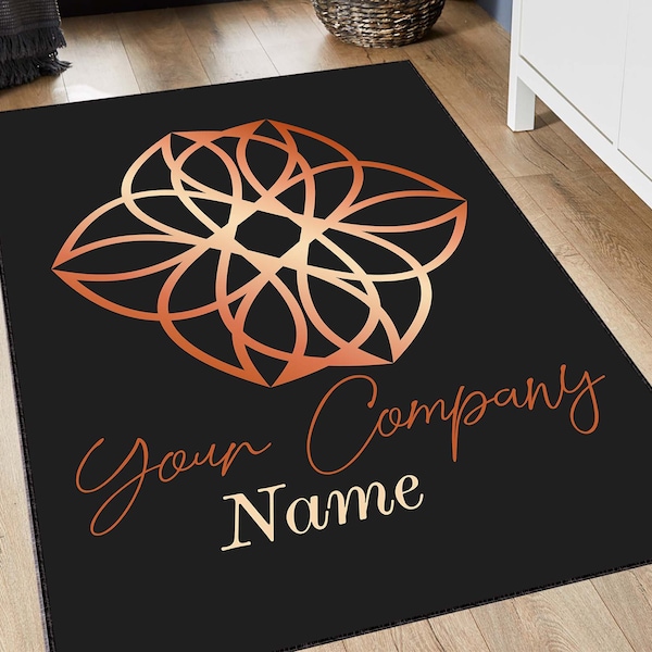 Custom Rug, Custom Logo Rug, Your Company Logo Rug, Your Text Rug, Custom Design Rug, Custom Size Rug, Custom Decor Rug, Interior Design Rug