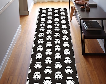 Stormtroopers Decor Rug, Starwars Decor Rug, Corridor Rug, Hallway Rug, Stair Rug, Custom Rug, Stormtrooper Star Rug, Imperial Stormtroopers