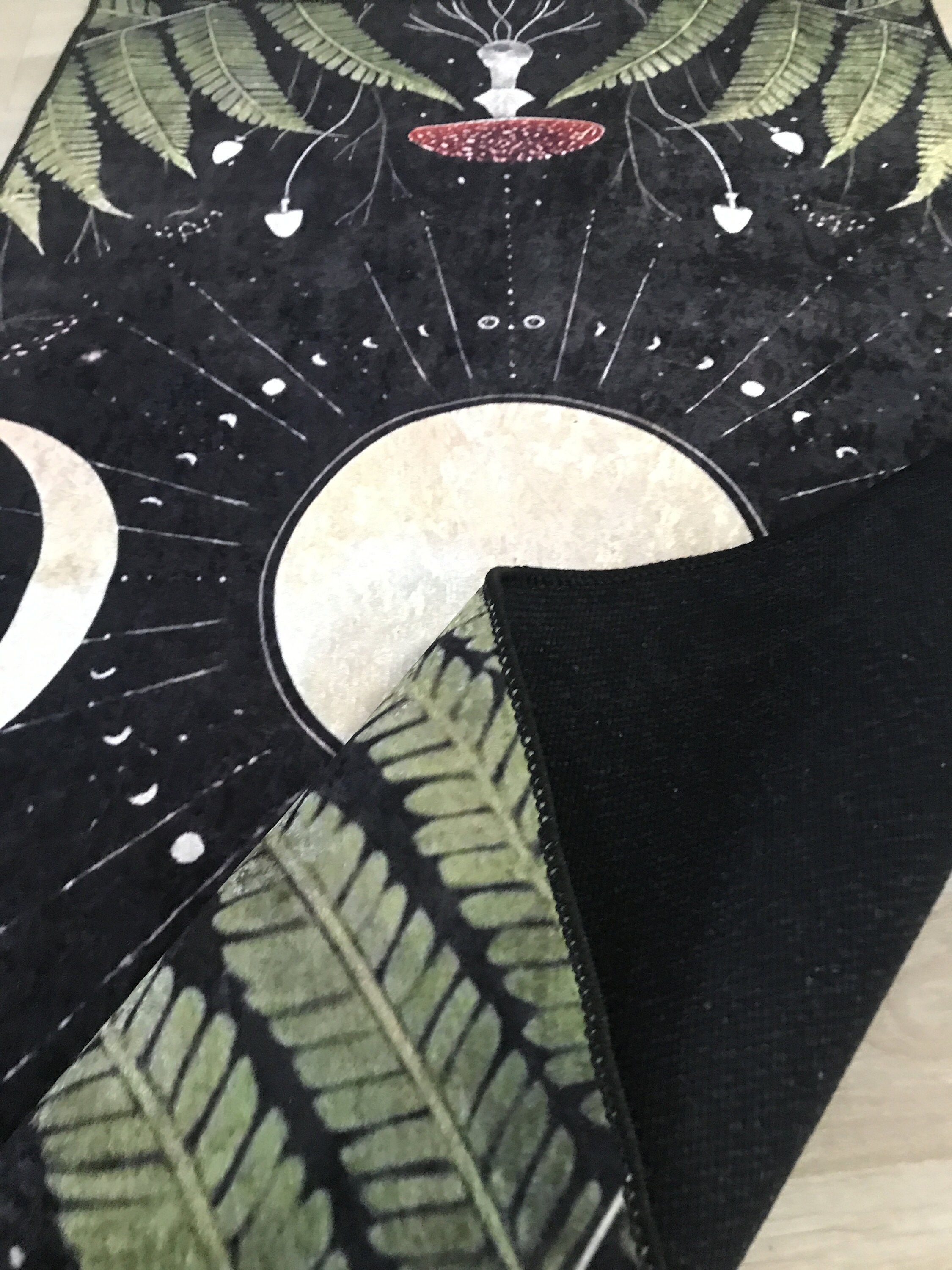 Moon Knight Rug Moon Decor Rug, Mushroom Pattern Rug, Original Design Rug, Custom ...