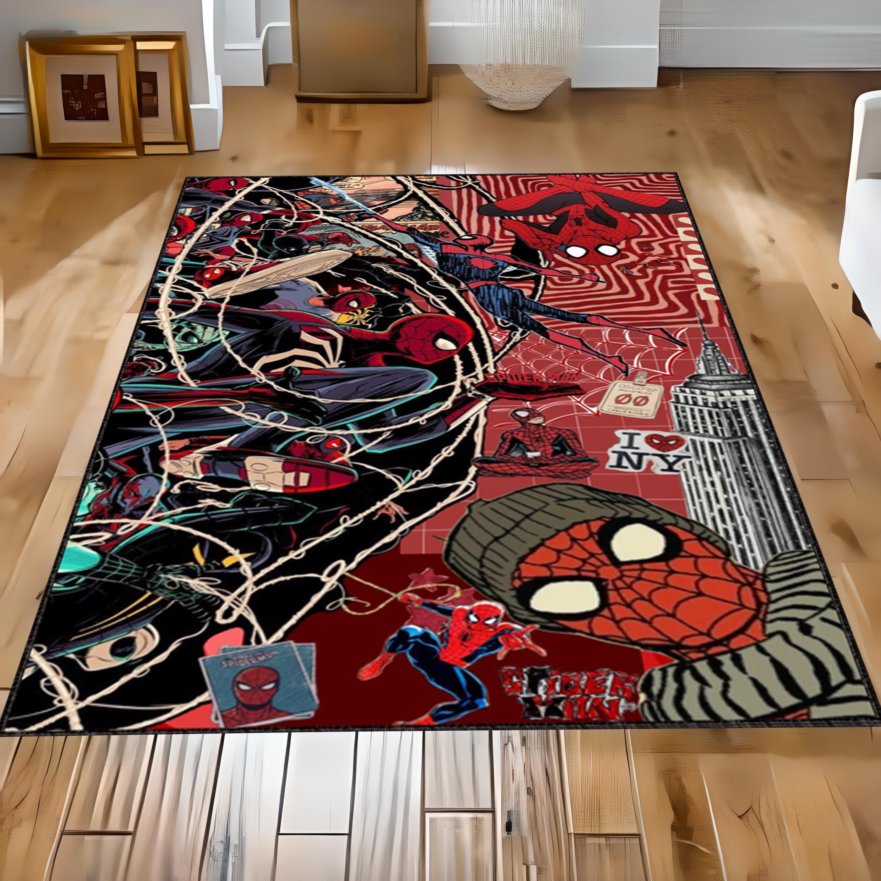 Amazing Spiderman Rug, Avenger Rug, Super Hero Rug, Spider Man Rug ...