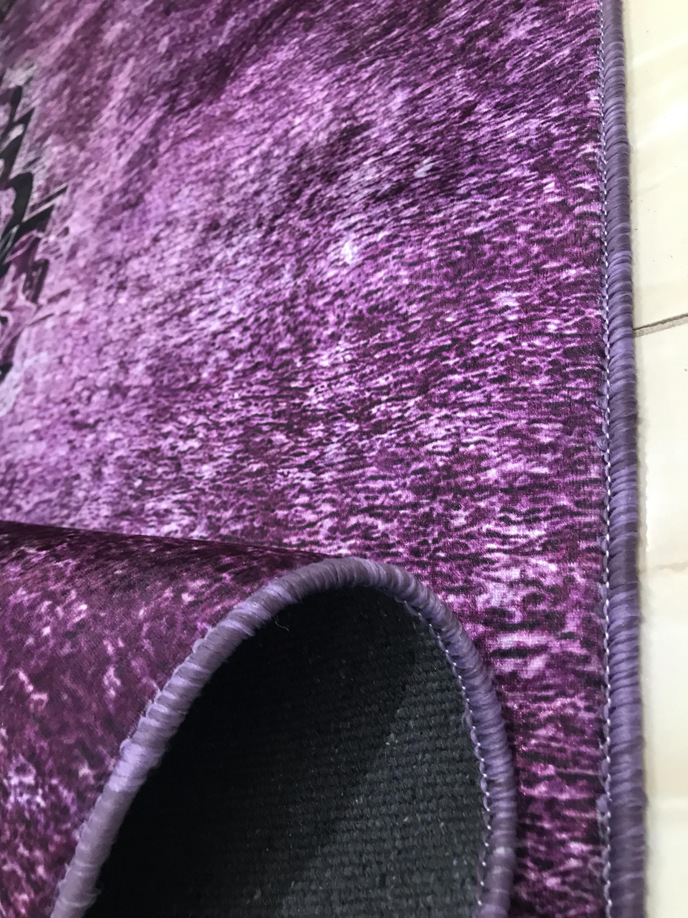 Purple Rug, Modern Purple Rug, Purple Turkish Rug, Purple Rococo Rug ...