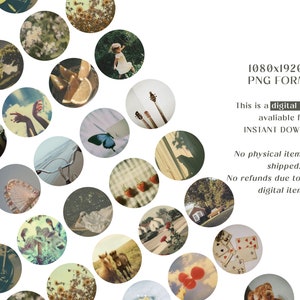 May include: A digital collage of various images in a circular pattern. The images include a butterfly, a bicycle, a Ferris wheel, a window with a shadow, a guitar, a lemon, a bowl of fruit, a house, a record player, a cloud, a horse, a bouquet of flowers, a playing card, and a red balloon.