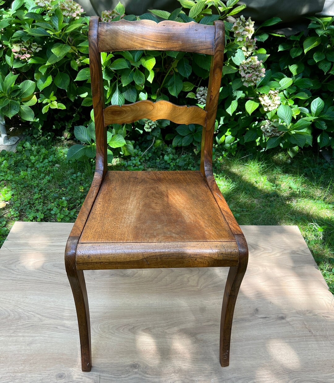 Biedermeier Chair Solid Wood Historical Original Antique Etsy