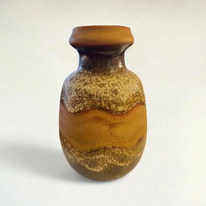 Rarity! Large Fat Lava Vase by Dümmer und Breiden 477/40, 1960s, West German Art Pottery